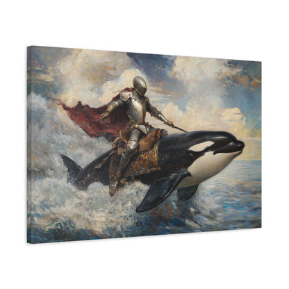 Leviathan's Knight Canvas Print