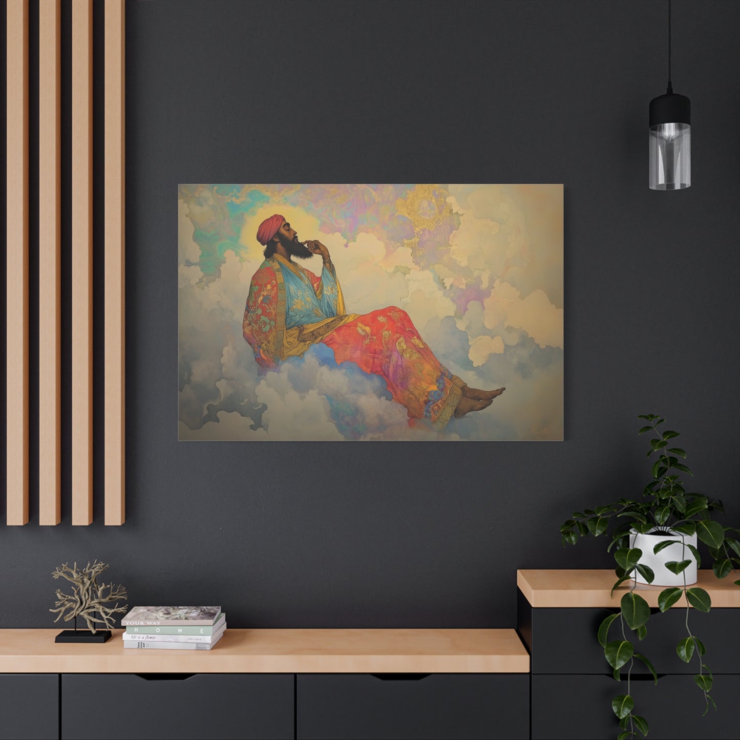 A Thought Ascends Canvas Print