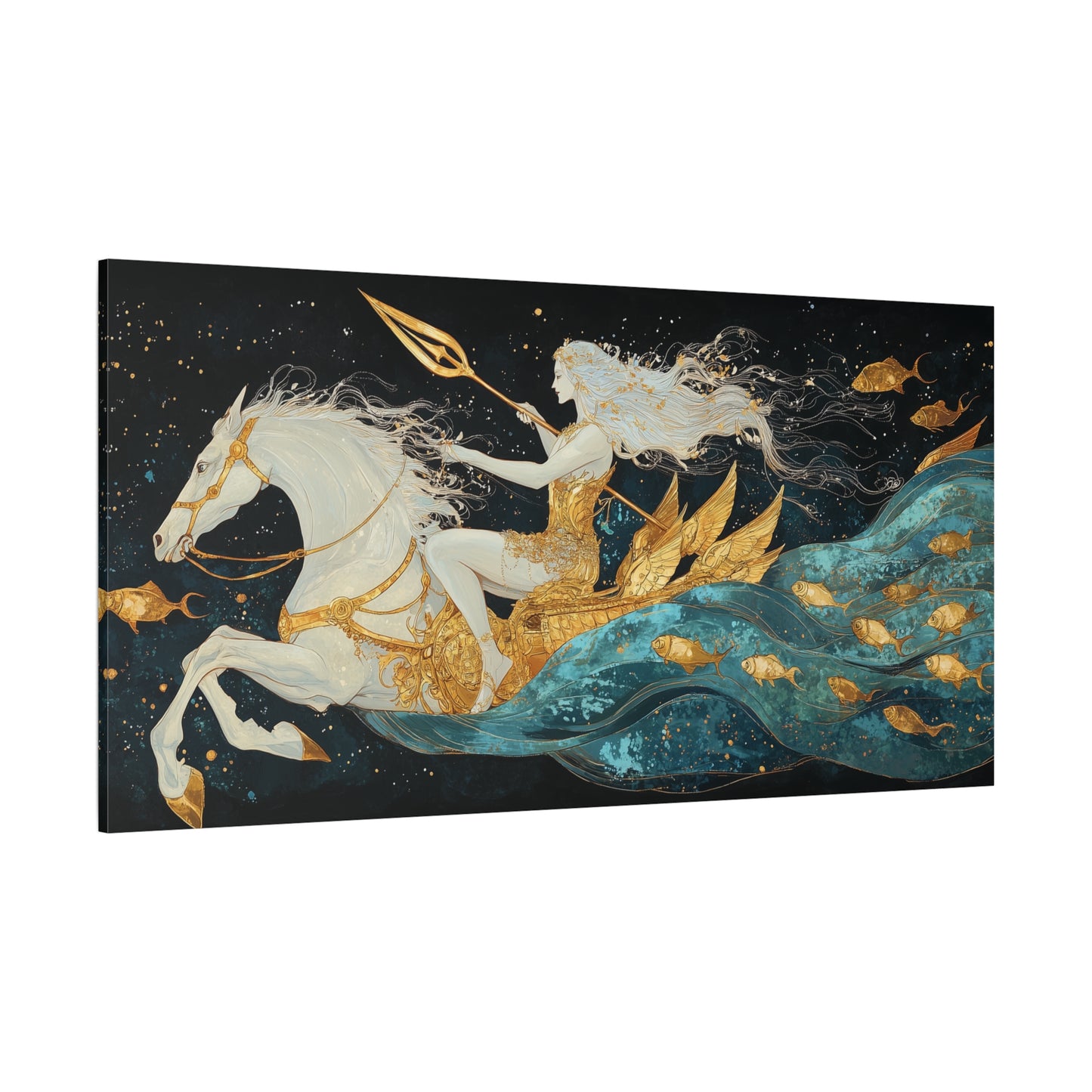 The Starry Tide Canvas Print