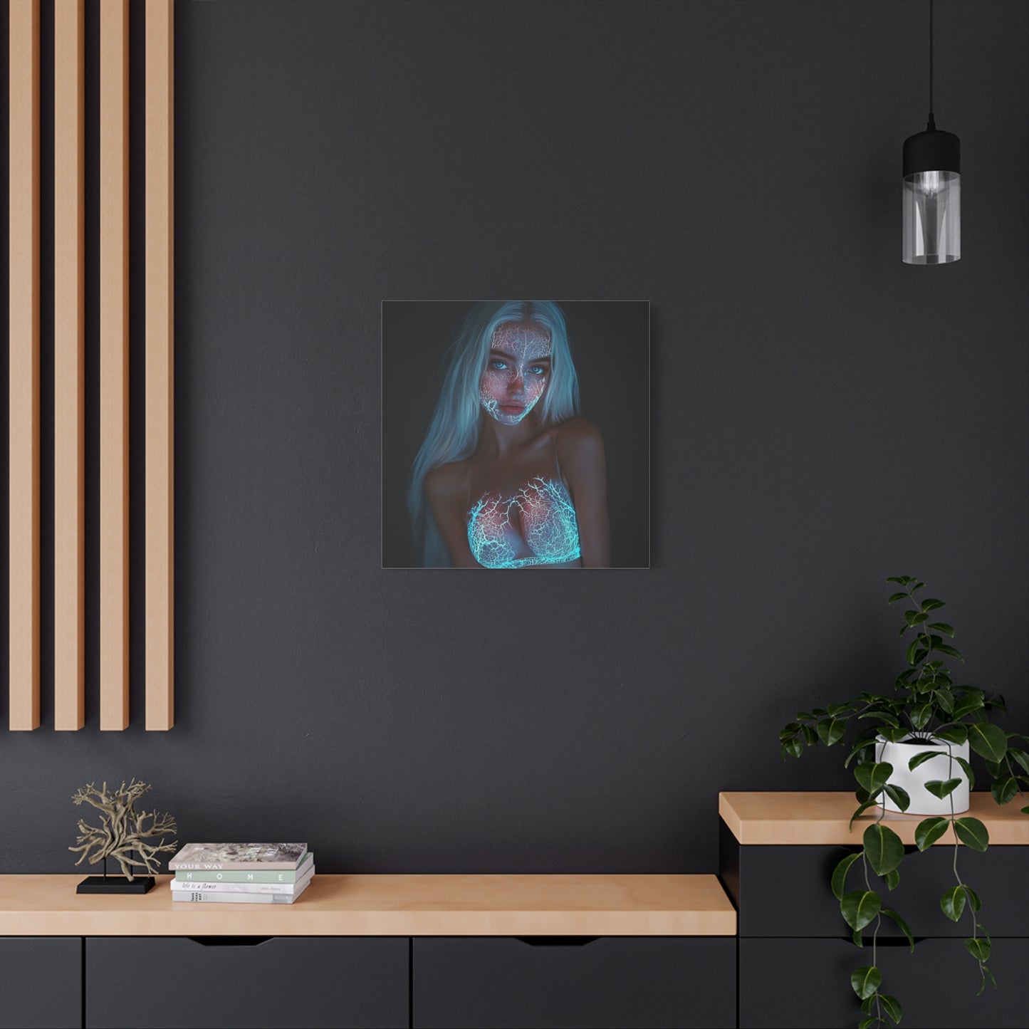 Dreamweaver's Veil Canvas Print