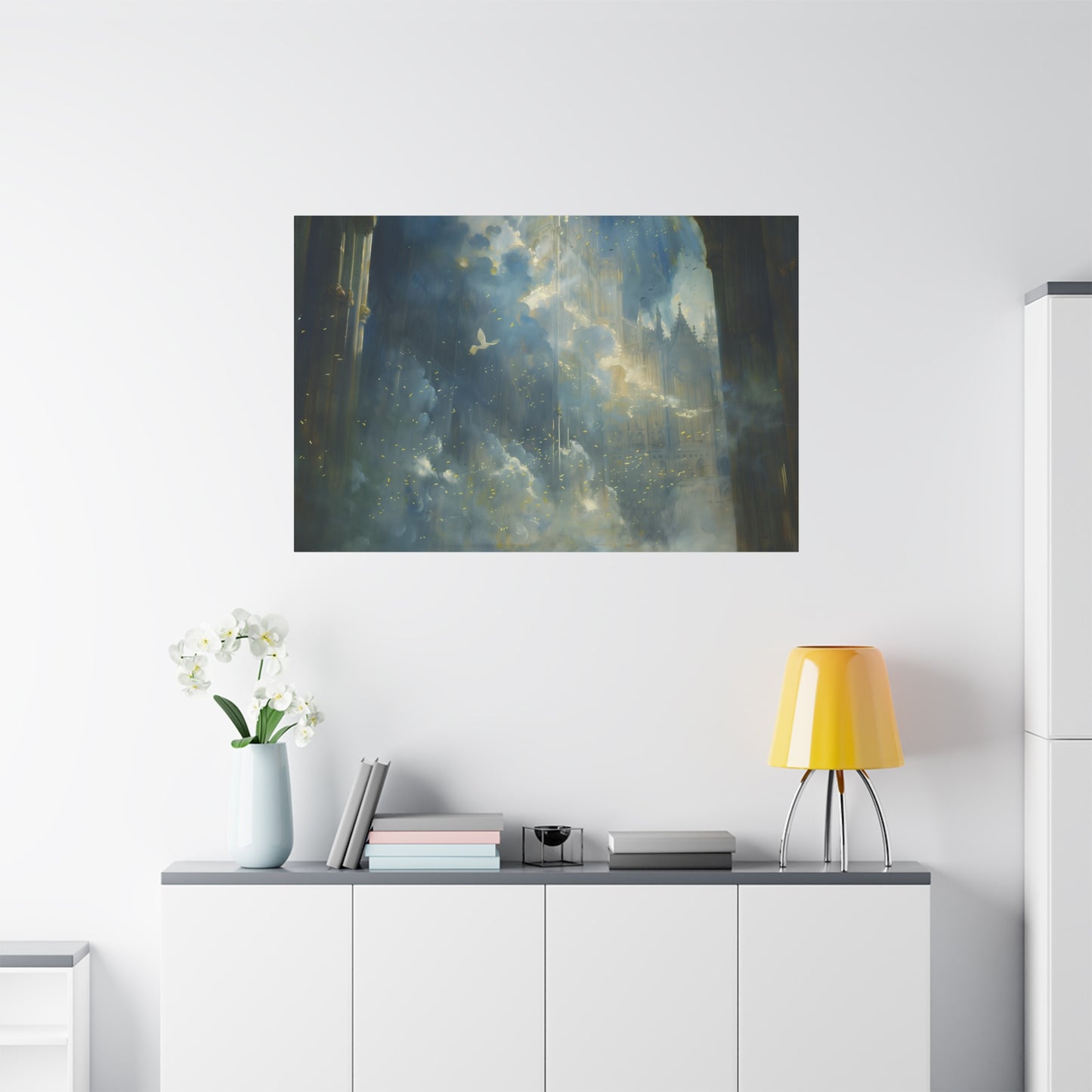 Aetherial Citadel Canvas Print