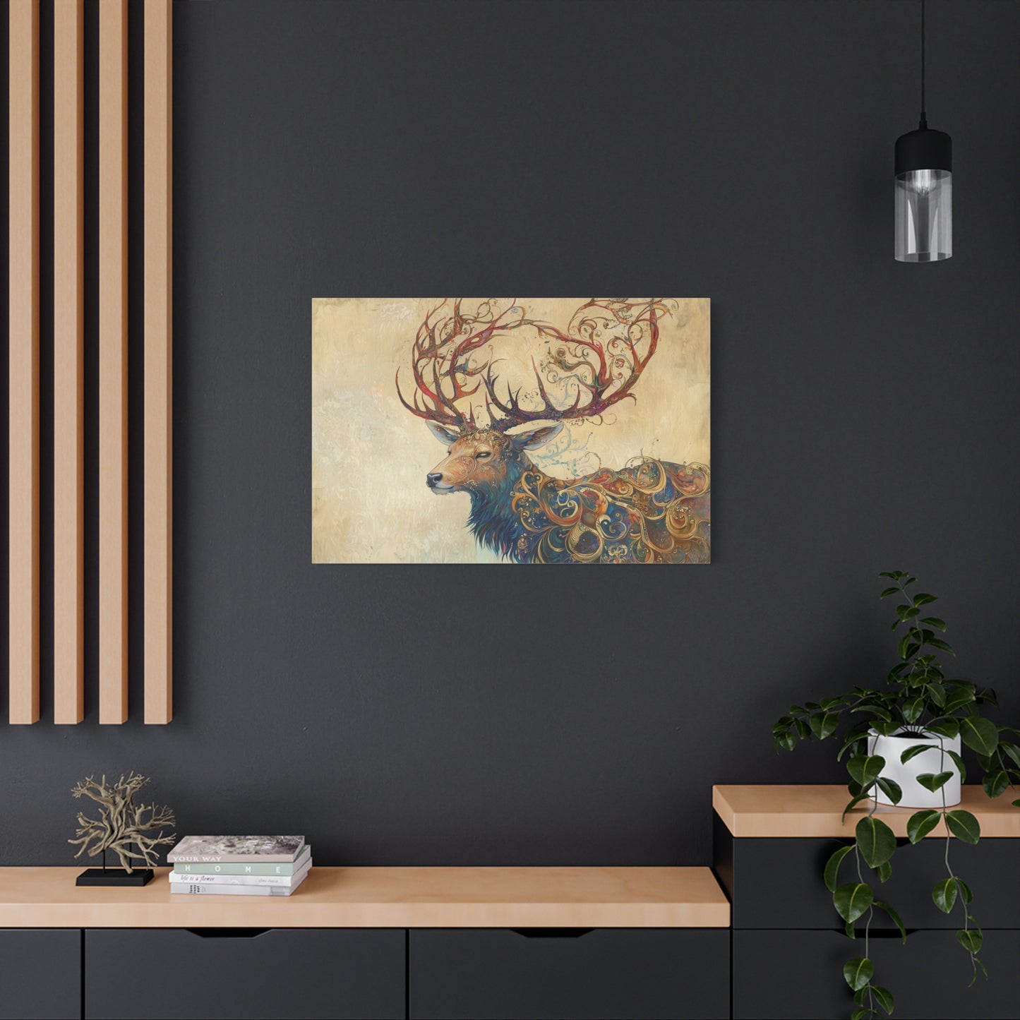 Stag of Yavanna Canvas Print