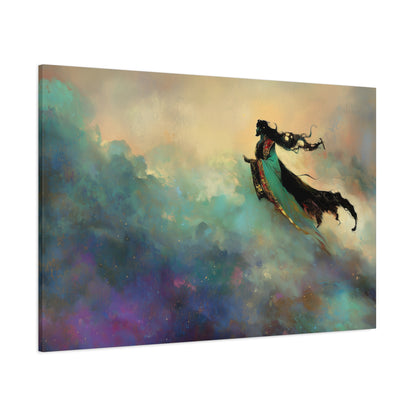 Whispering Eldritch Veil Canvas Print