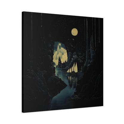 Moonlit Voyage Canvas Print