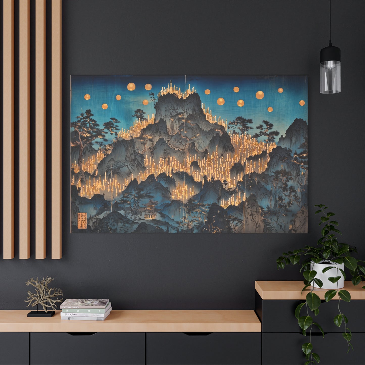 Lanterns of Twilight Canvas Print