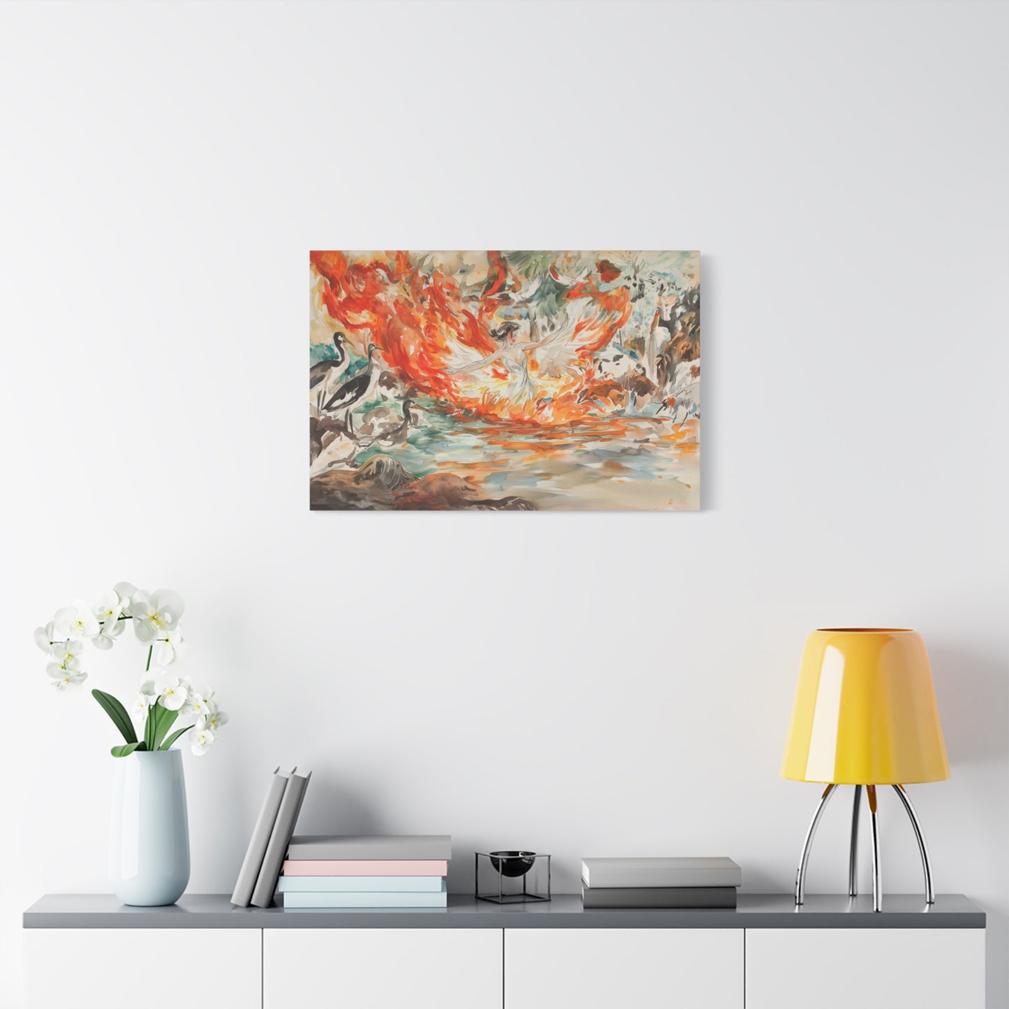 The Phoenix Dance Canvas Print