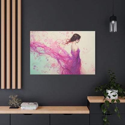 Crimson Reverie Canvas Print