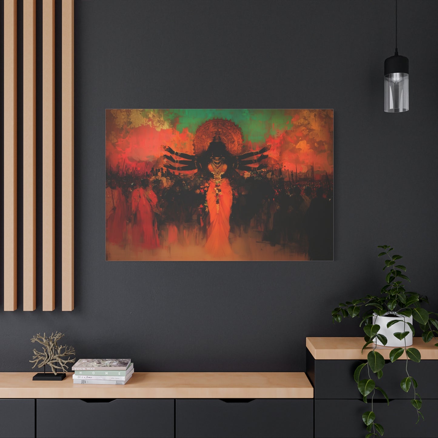 The Radiant Deity Canvas Print