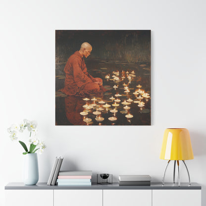 Whispering Flames Canvas Print