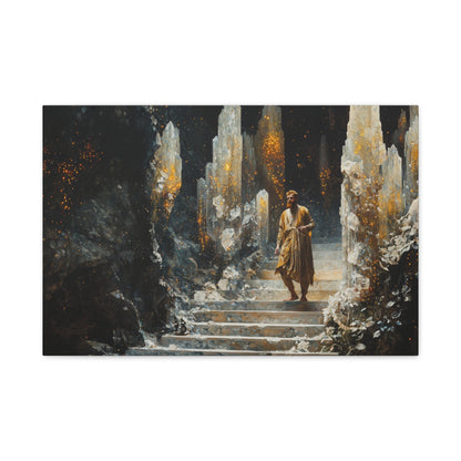 Golden Pathway Canvas Print