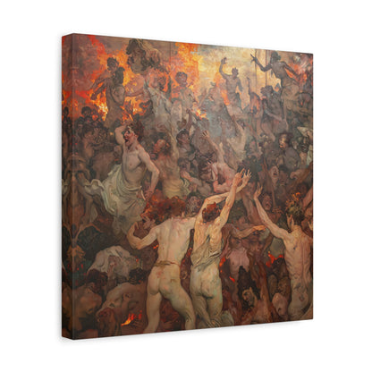 Dance of Chaos Canvas Print