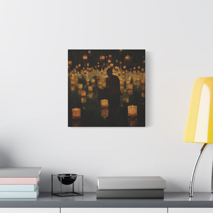 Stillness and Candles Canvas Print