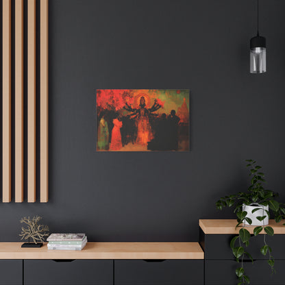 Shadowed Divinity Canvas Print