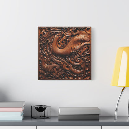 The Hidden Flow Canvas Print