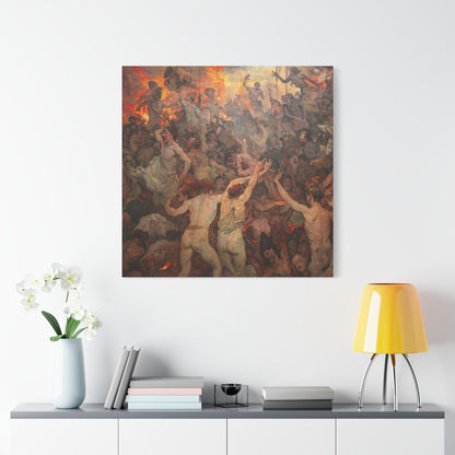 Dance of Chaos Canvas Print