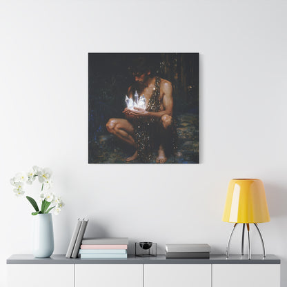 Silent Glow Canvas Print