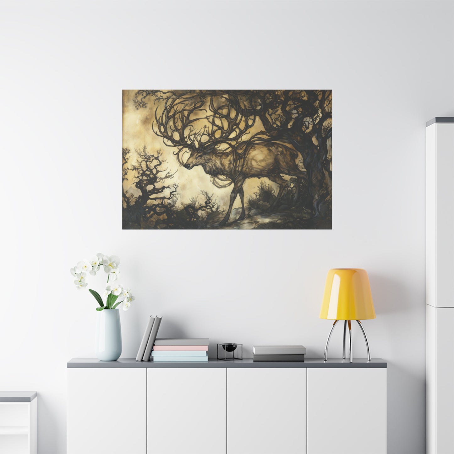 Stag of Ages Canvas Print