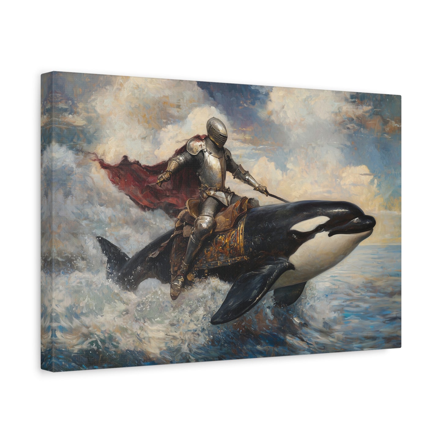 Leviathan's Knight Canvas Print