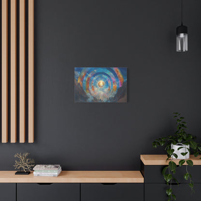 Rings of Light Canvas Print