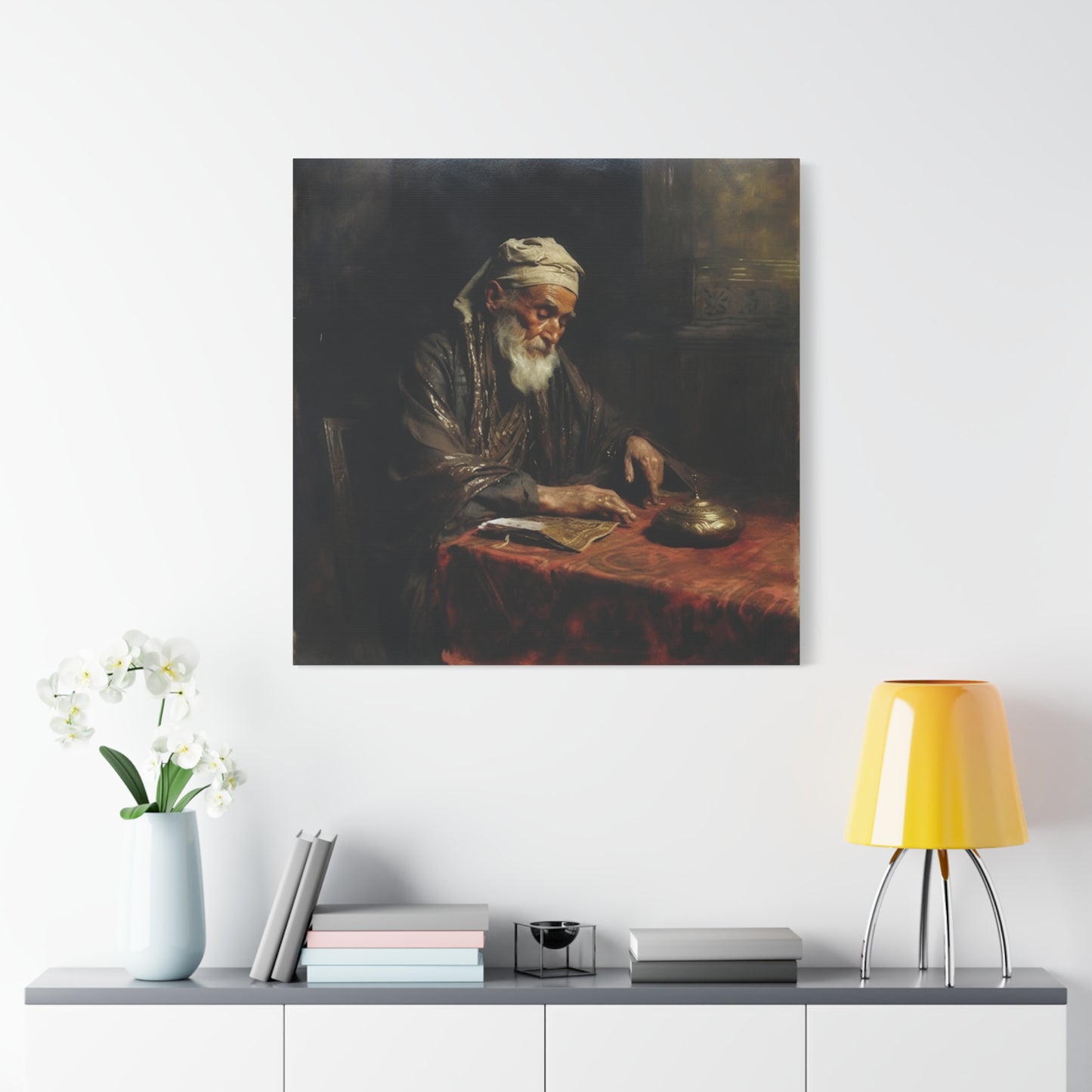 The Elder's Enigma Canvas Print