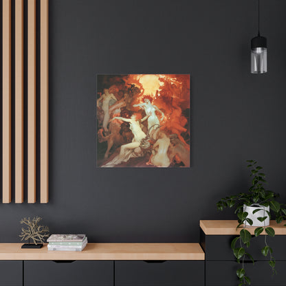 Dance of Shadows Canvas Print