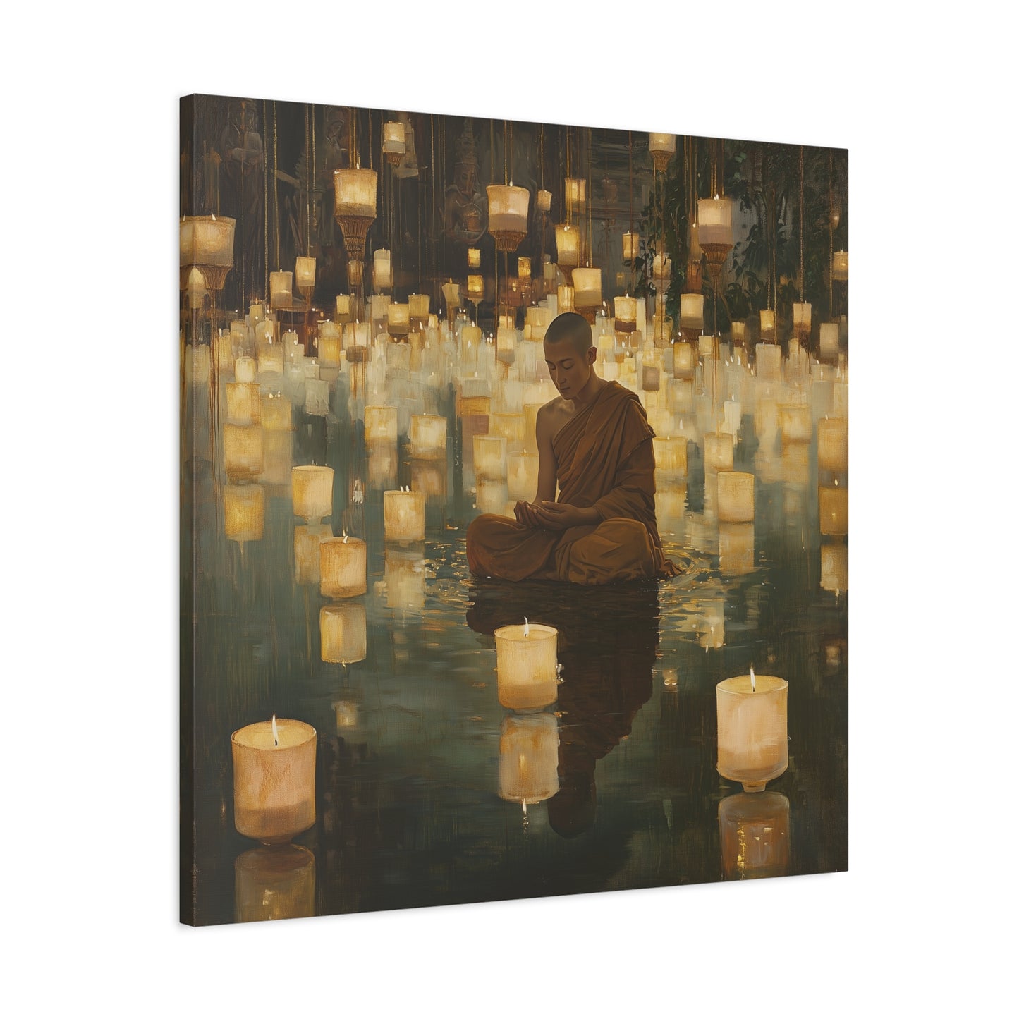 Quiet Candles Commune Canvas Print