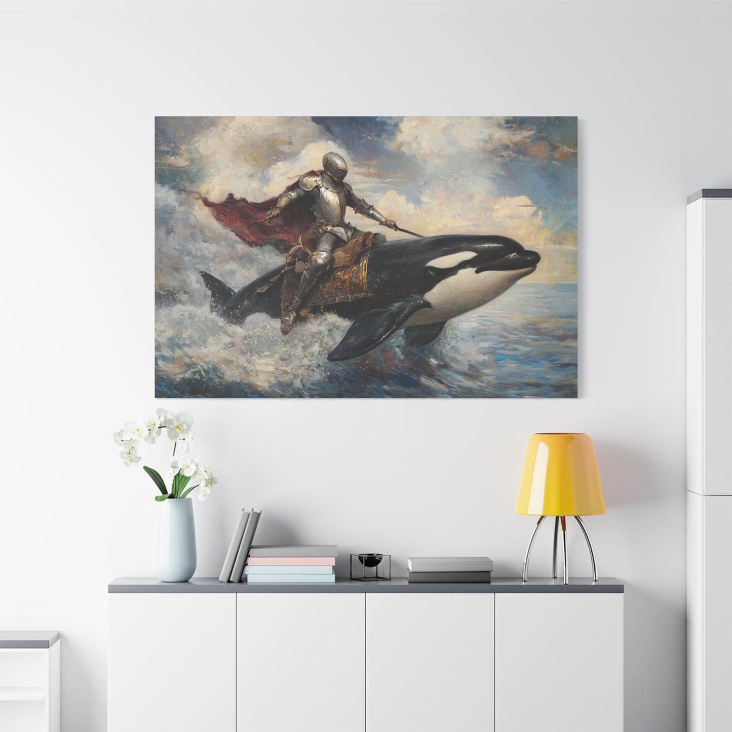 Leviathan's Knight Canvas Print