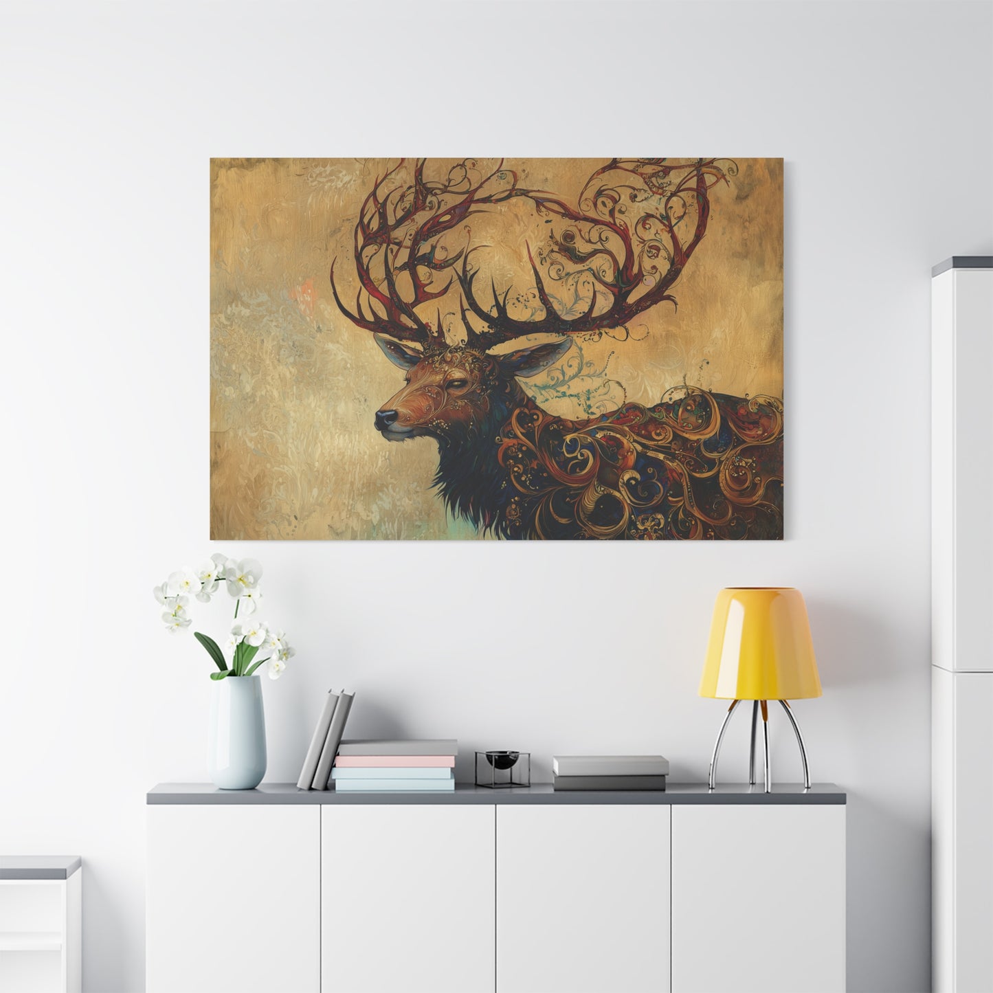 The Ancient Stag Canvas Print