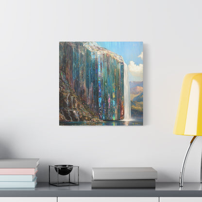 Abyssal Cascade Canvas Print