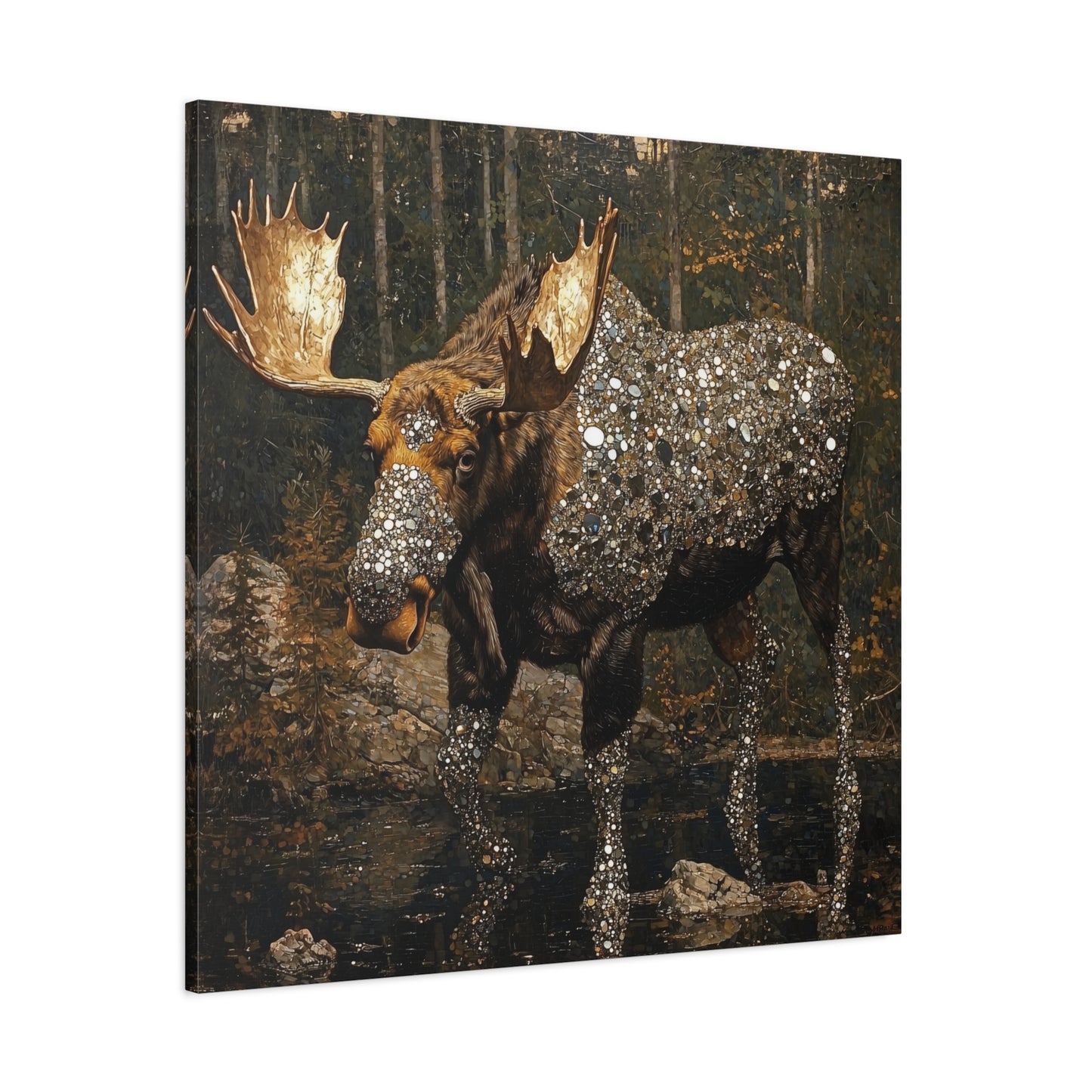 Antlered Lore Canvas Print