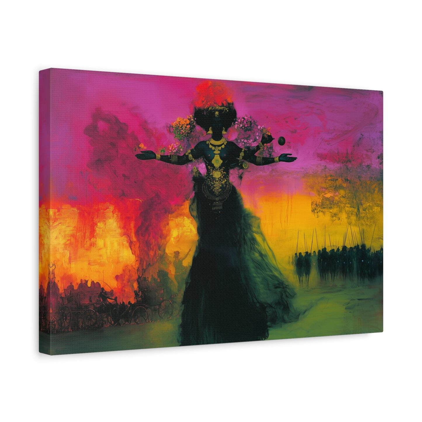 Dark Dance Canvas Print