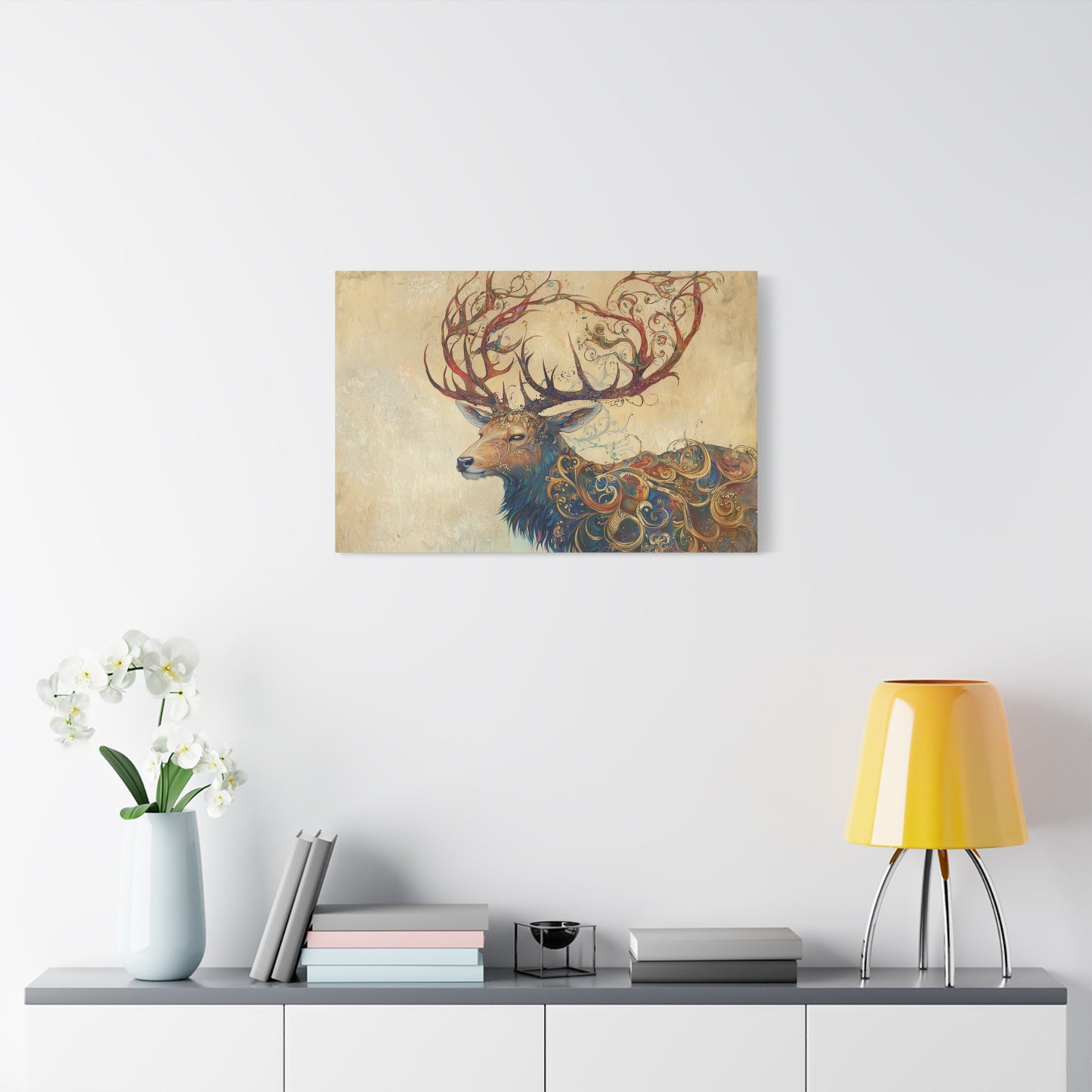 Stag of Yavanna Canvas Print