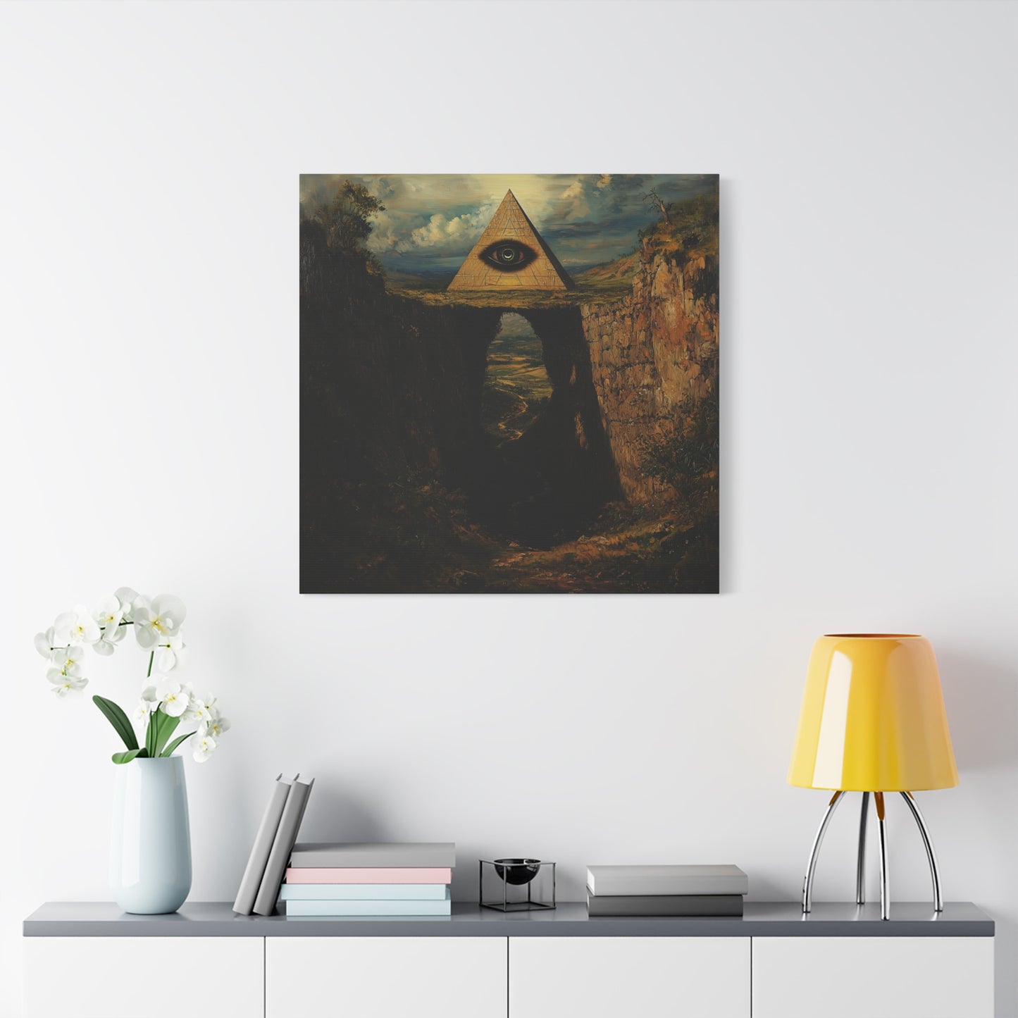 Through the Chasm Canvas Print