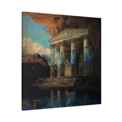 The Dreaming Temple Canvas Print