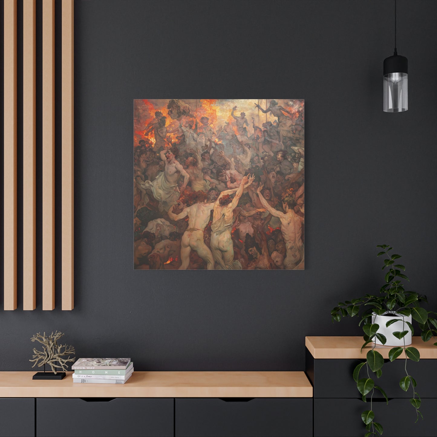 Dance of Chaos Canvas Print