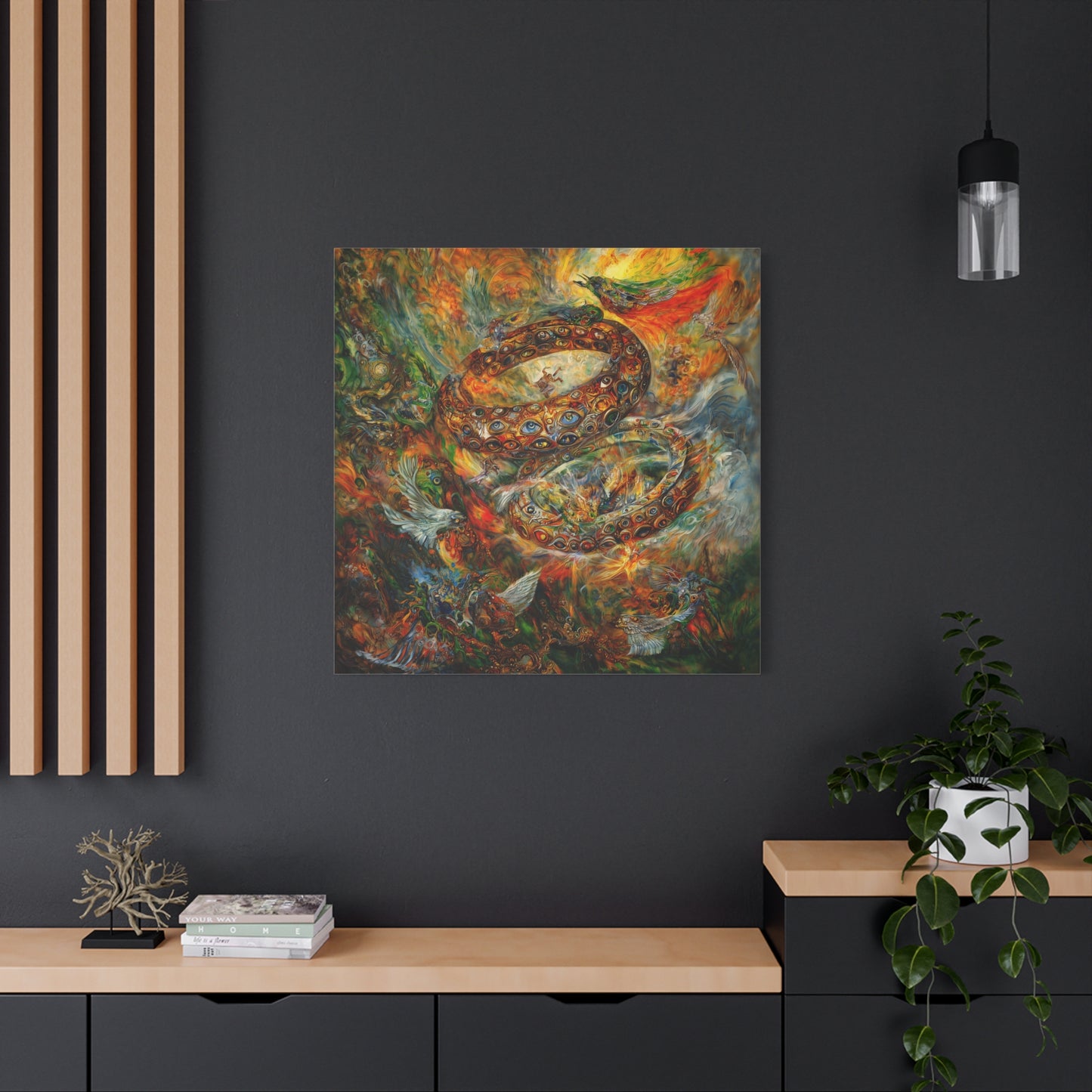 The Phoenix Rings Canvas Print