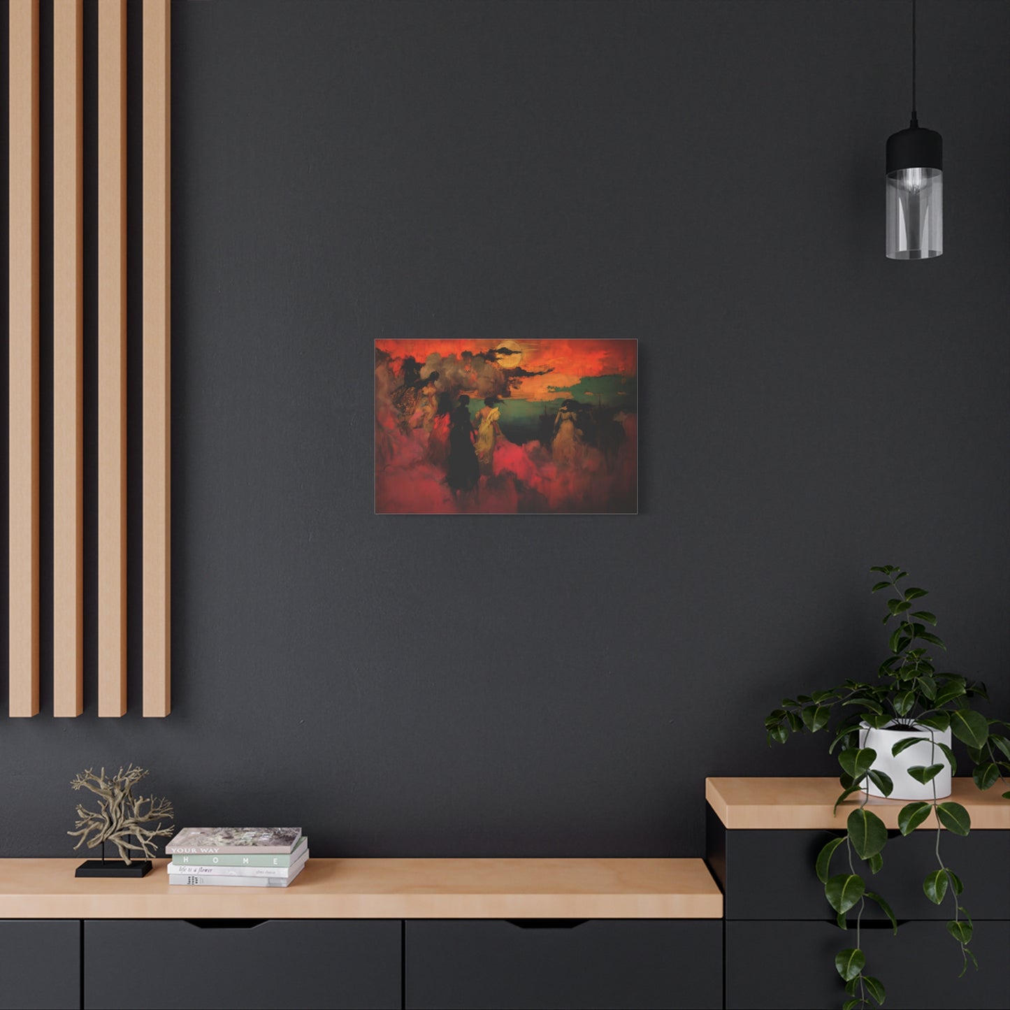 Shroud of Dusk Canvas Print