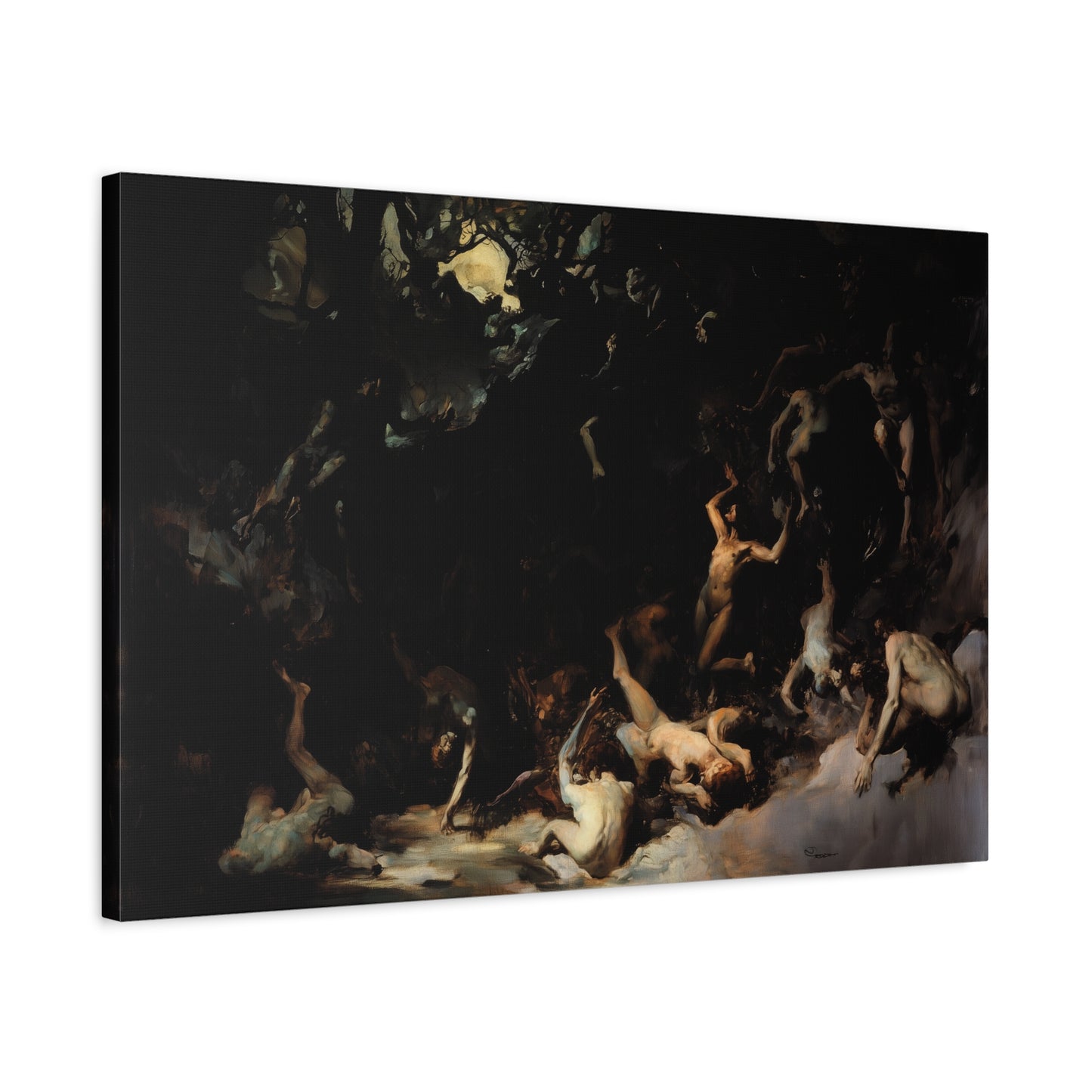 Night's Enigma Canvas Print