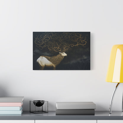 Antlers Speak Canvas Print