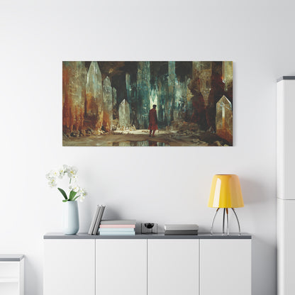 The Crystal Pathway Canvas Print