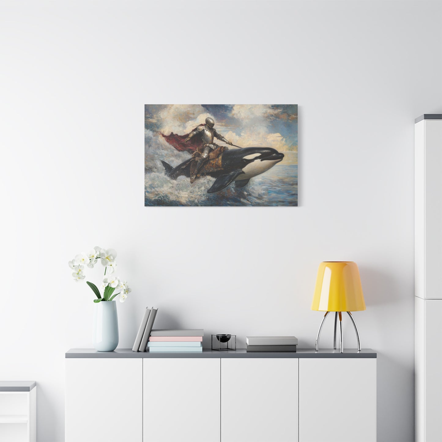 Leviathan's Knight Canvas Print