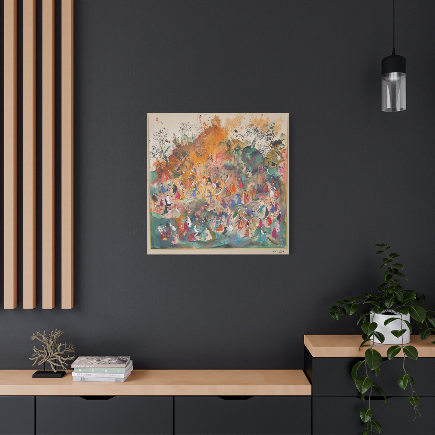 Riotous Quietude Canvas Print