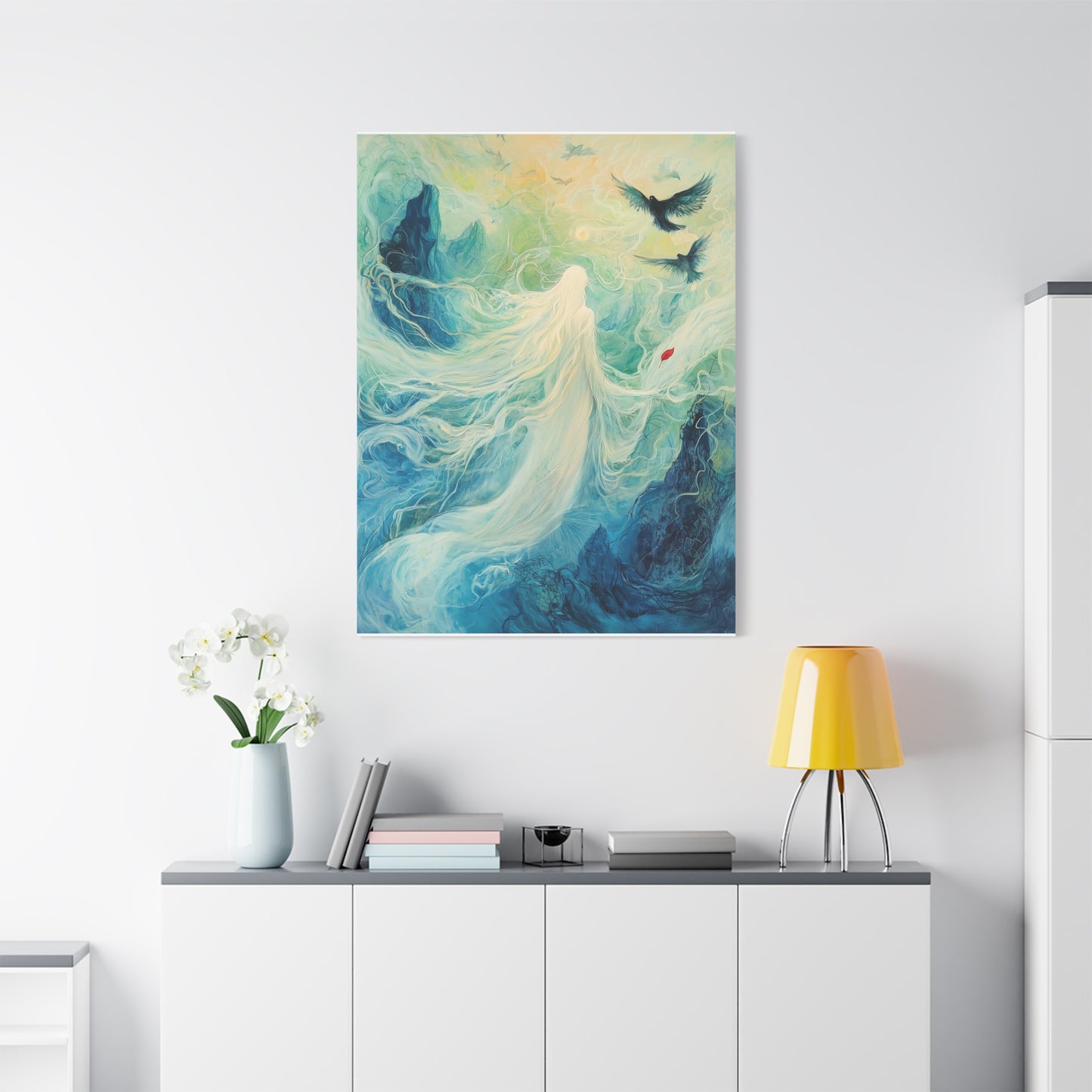 The Whispering Veil Canvas Print