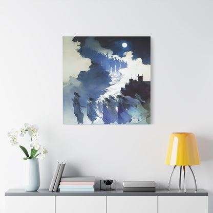 Midnight Procession Canvas Print