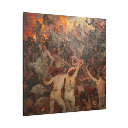 Dance of Chaos Canvas Print