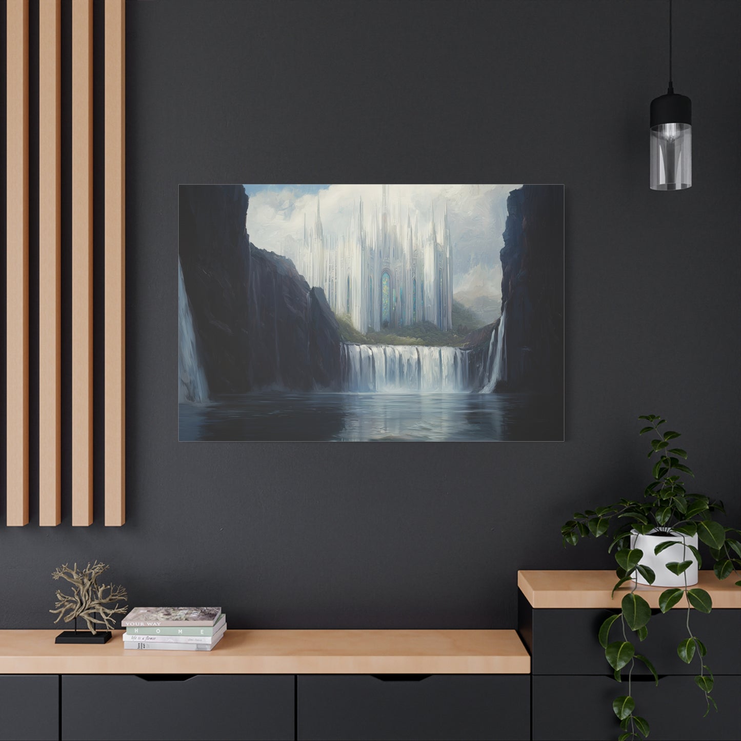 Silent Fortress Canvas Print