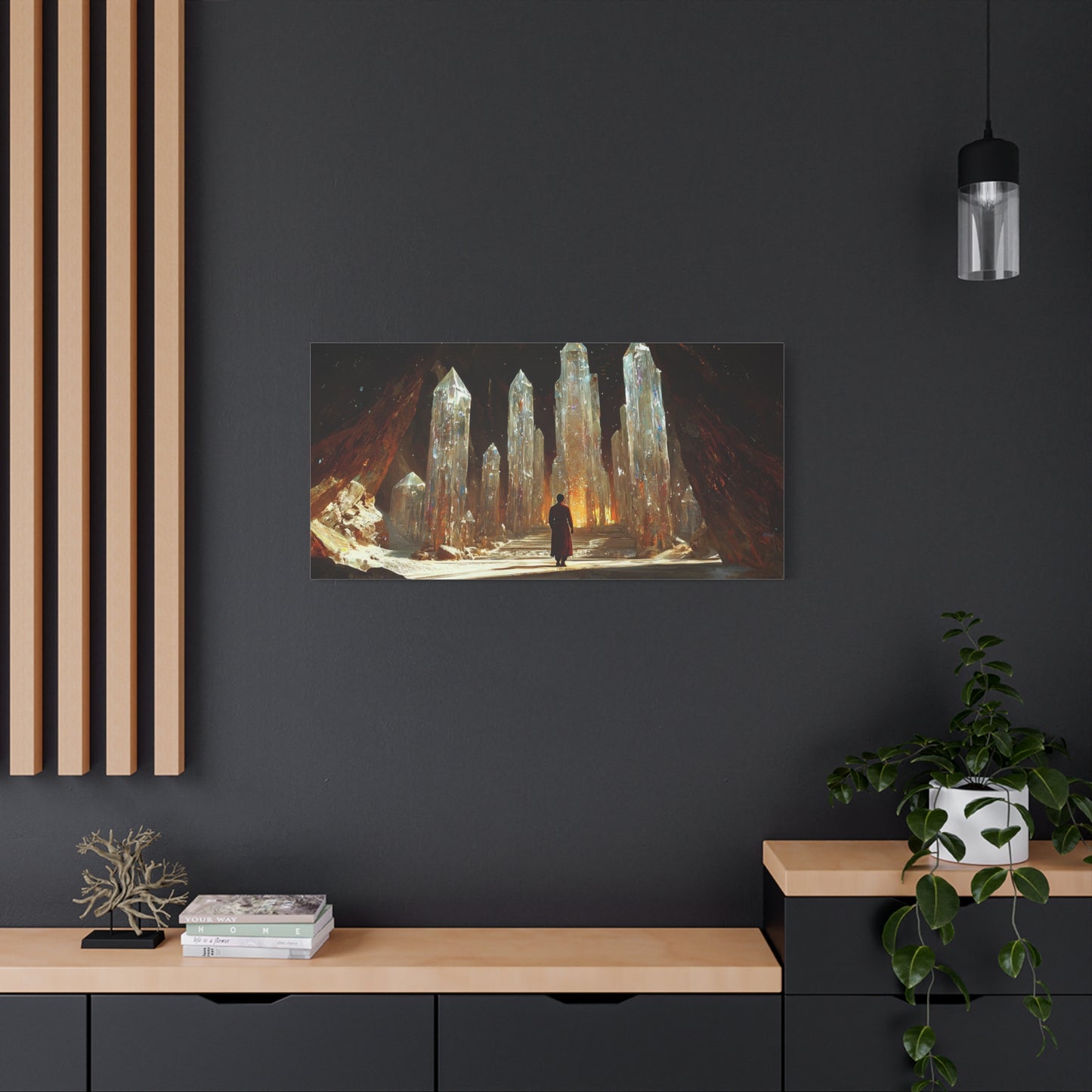 Shards of Starlight Canvas Print