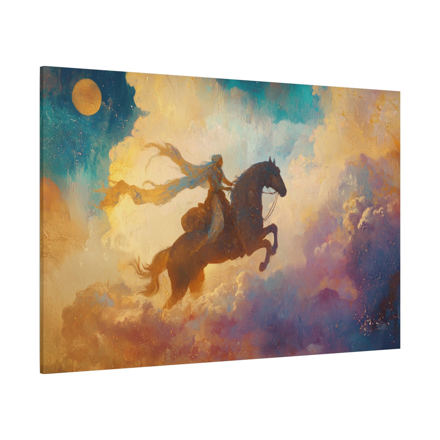 Ride to Dawn Canvas Print