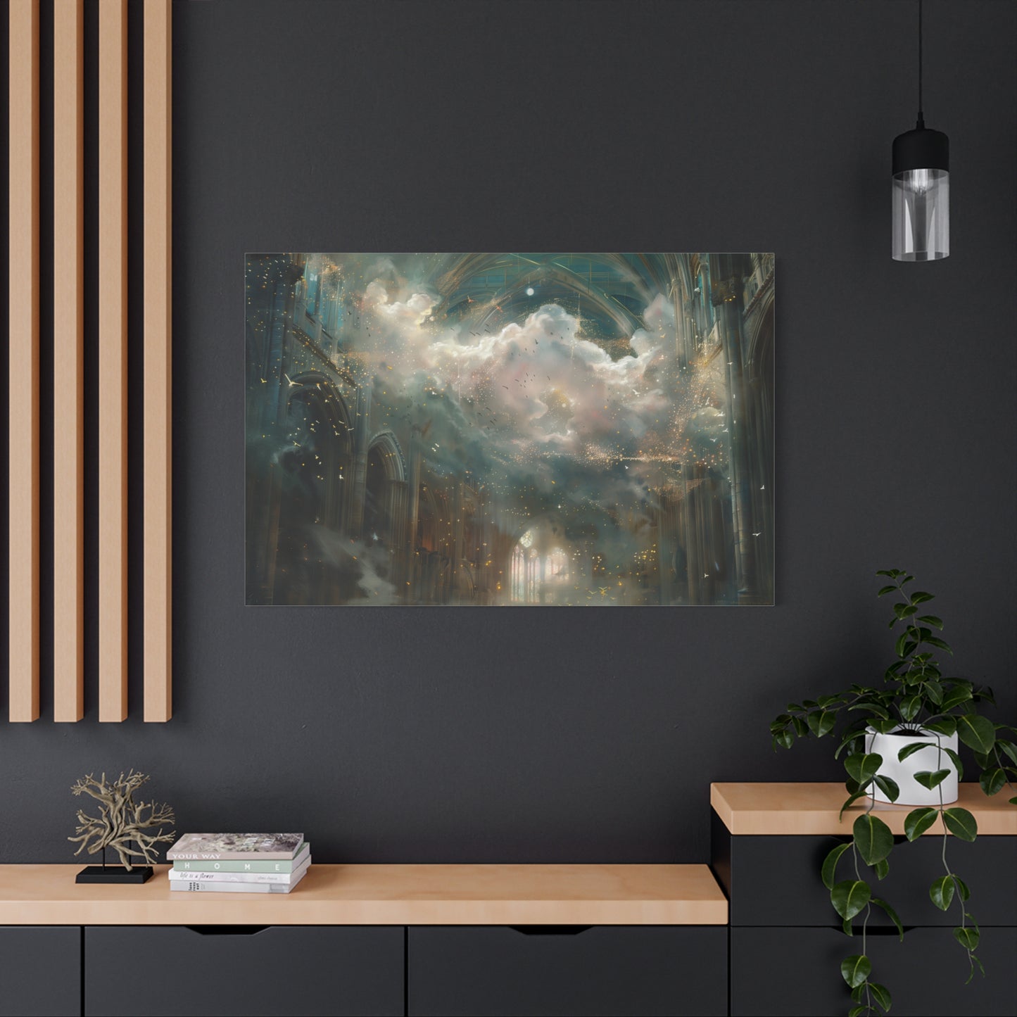 Sacred Hall Canvas Print