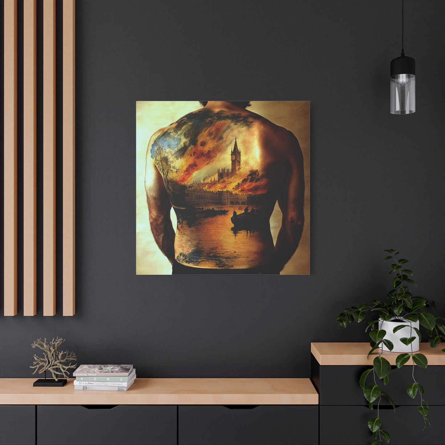 The Burning Realm Canvas Print